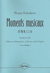 Franz Schubert Notenblätter 3 Moments musicaux