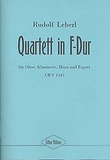 Rudolf Leberl Notenblätter Quartett F-Dur LWV1345