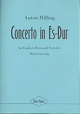 Anton Milling Notenblätter Concerto Es-Dur für Englischhorn