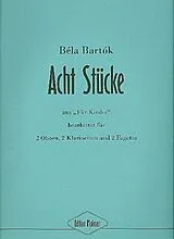 Béla Bartók Notenblätter Acht Stücke aus Für Kinder