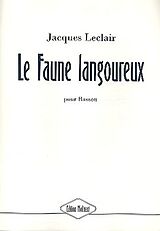 Jacques Leclair Notenblätter Le faune langoureux