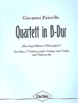 Giovanni Paisiello Notenblätter Quartett B-Dur