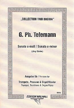 Georg Philipp Telemann Notenblätter Sonate c-Moll