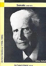 Zoltán Gárdonyi Notenblätter Sonate (1948/51)