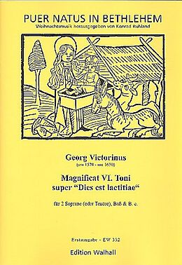 Georg Victorinus Notenblätter Magnificat vi. toni super