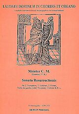 Meister C. M. Notenblätter Sonata resurrectionis