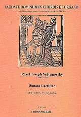 Pavel Josef Vejvanovsky Notenblätter Sonata Laetitiae
