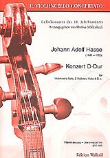 Johann Adolph Hasse Notenblätter Konzert D-Dur