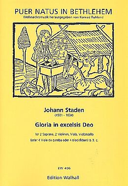 Johann Staden Notenblätter Gloria in excelsis Deo