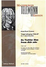 Georg Philipp Telemann Notenblätter Du Tochter Zion freue dich sehr