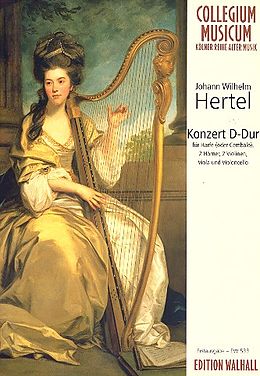 Johann Wilhelm Hertel Notenblätter Konzert D-Dur