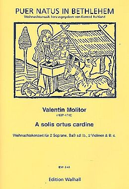 Valentin Molitor Notenblätter O solis ortus cardine