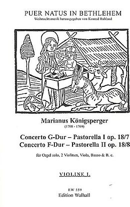 Marianus Königsperger Notenblätter 2 Konzerte aus op.18