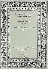 P. Alberich Mazak Notenblätter Laudate Dominum de coelis