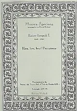 Kaiser Leopold I. Notenblätter Heu heu heu Peccatores