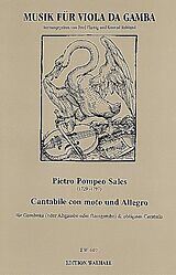 Pietro Pompeo Sales Notenblätter Cantabile con moto und Allegro