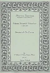 Johann Heinrich Schmelzer Notenblätter Sonata da caccia à 5
