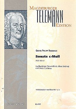 Georg Philipp Telemann Notenblätter Sonate c-Moll TWV42-c7