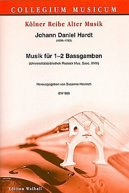 Johann Daniel Hardt Notenblätter Musik