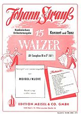 Johann (Sohn) Strauss Notenblätter 15 Walzer von Strauss
