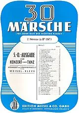 Notenblätter 30 Märschefür Salonorchester