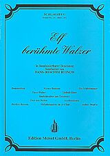  Notenblätter 11 berühmte Walzer für Orchester
