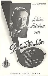 Gerhard Winkler Notenblätter Schöne Melodien von Gerhard Winkler - Potpourri