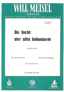 Jimmy Günther Notenblätter Da lacht der alte Juliusturm