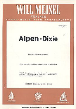  Notenblätter Alpen-DixiePotpourri
