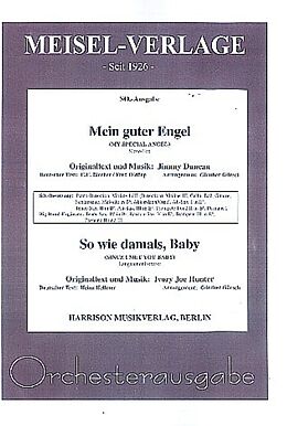  Notenblätter Mein guter Engel und So wie damals Baby