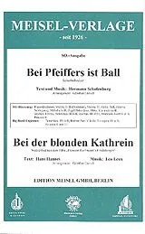  Notenblätter Bei Pfeiffers ist Ball und