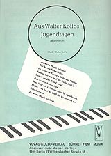 Walter Kollo Notenblätter Aus Walter Kollos Jugendtagen