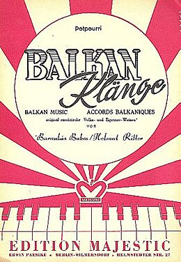 Barnabas Bakos Notenblätter Balkan-KlängePotpourri für