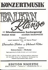 Barnabas Bakos Notenblätter Balkan-Klänge