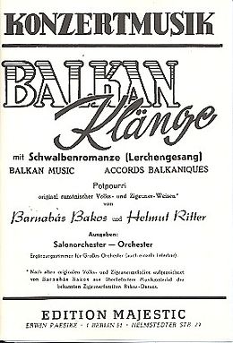Barnabas Bakos Notenblätter Balkan-Klänge