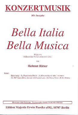  Notenblätter Bella Italia Bella Musica