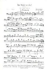  Notenblätter Im Malerwinkel und Der arme Leiermann