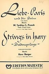 Leopold Paasch Notenblätter Liebe, Paris und die Seine und