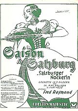 Fred Raymond Notenblätter Saison in Salzburg Salzburger Nockerln