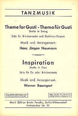  Notenblätter Theme for Gusti und Inspiration