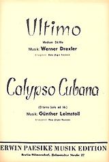  Notenblätter Ultimo und Calypso Cubanafür