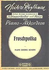 Hans Georg Schütz Notenblätter Froschpolka