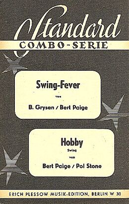 Bert Paige Notenblätter Swing-Fever und Hobbyfür Combo