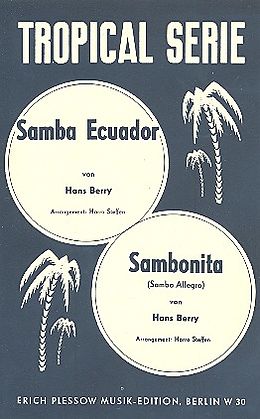  Notenblätter Samba Ecuador und Sambonita