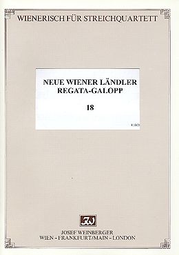 Joseph Franz Karl Lanner Notenblätter Neue Wiener Ländler op.1 und Regatta-Galopp op.134