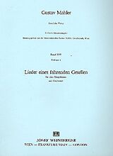 Gustav Mahler Notenblätter Lieder eines fahrenden Gesellen