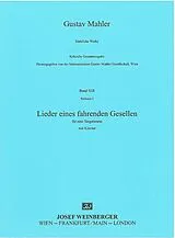 Gustav Mahler Notenblätter Lieder eines fahrenden Gesellen