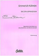 Emmerich Kálmán Notenblätter Die Zirkusprinzessin