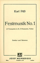 Karl Pilss Notenblätter Festmusik Nr.1