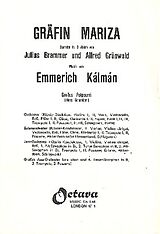 Emmerich Kálmán Notenblätter Gräfin Mariza - Grosses Potpourri